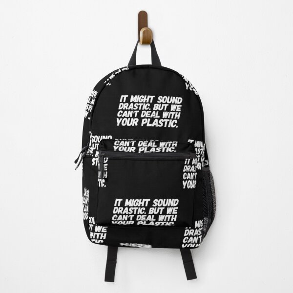 Item preview, stop using plastic designed and sold by joshua pierre.