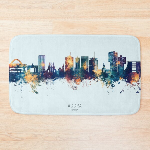 Item preview, Accra Ghana Skyline designed and sold by ArtPrints.