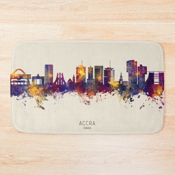 Item preview, Accra Ghana Skyline designed and sold by ArtPrints.