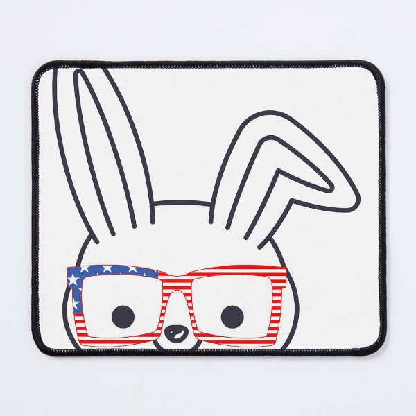 Item preview, Bunny with Glasses, Rabbit with Glasses, Badass Funny Bunny, Bunny Wearing Glasses designed and sold by Airmilly Store.