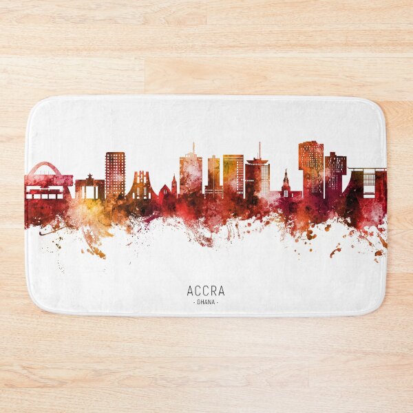 Item preview, Accra Ghana Skyline designed and sold by ArtPrints.