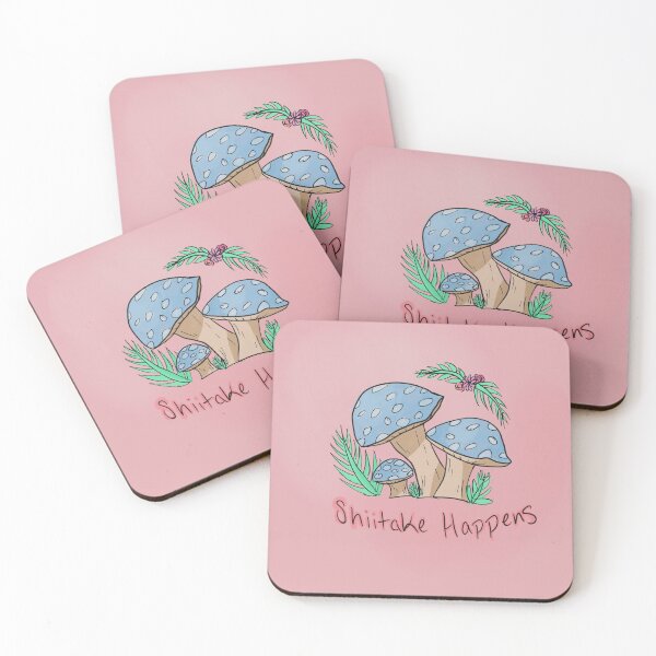Item preview, Shiitake Happens (colour) designed and sold by SummersCreates.