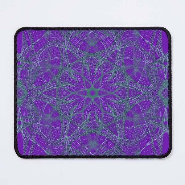 Item preview, Fluorite Hypersphere ~ Purple and Green Abstract Fractal Mandala Art designed and sold by Ascension Vibrations.