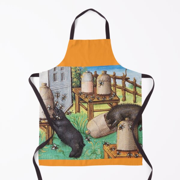 Item preview, HONEY THIEF BEARS ,BEES AND BEE HIVES Medieval Miniature designed and sold by BulganLumini.