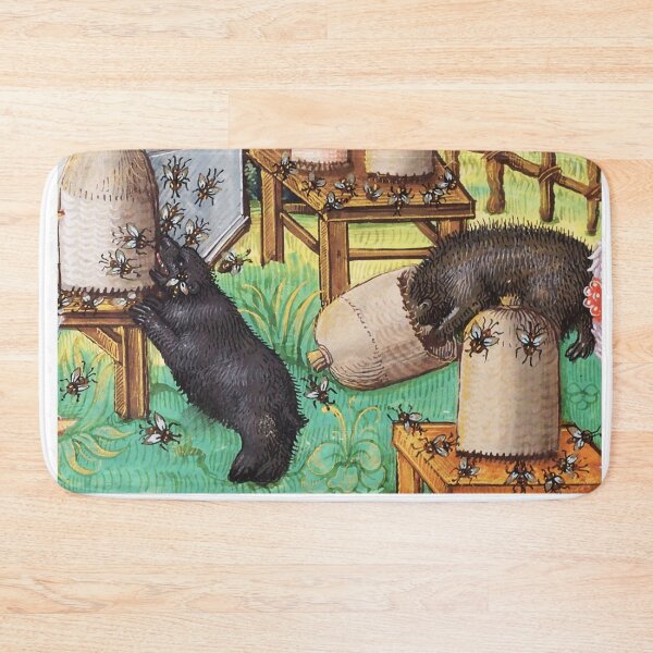 Item preview, HONEY THIEF BEARS ,BEES AND BEE HIVES Medieval Miniature designed and sold by BulganLumini.