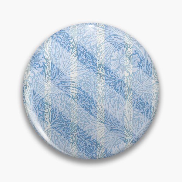 Artikelvorschau,  Ringelblumen Blumen in Blau entworfen und verkauft von Vikymonkey.