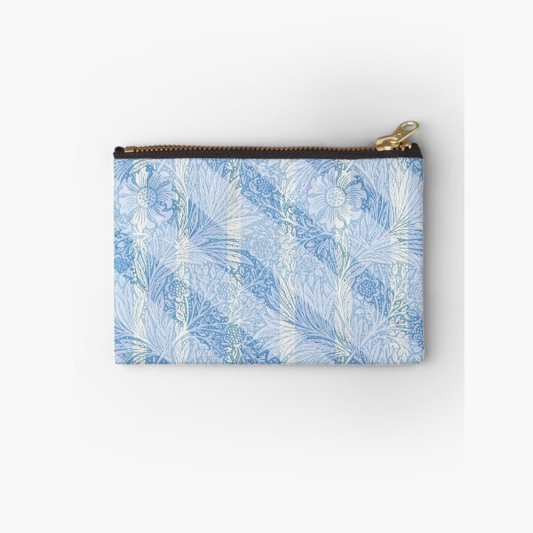 Artikelvorschau,  Ringelblumen Blumen in Blau entworfen und verkauft von Vikymonkey.