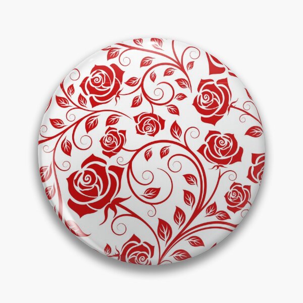 Item preview, Red roses floral pattern designed and sold by Dear-Ashlin.