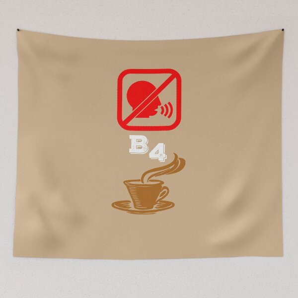 Item preview, No Talking Before Coffee designed and sold by GuwdTCo.