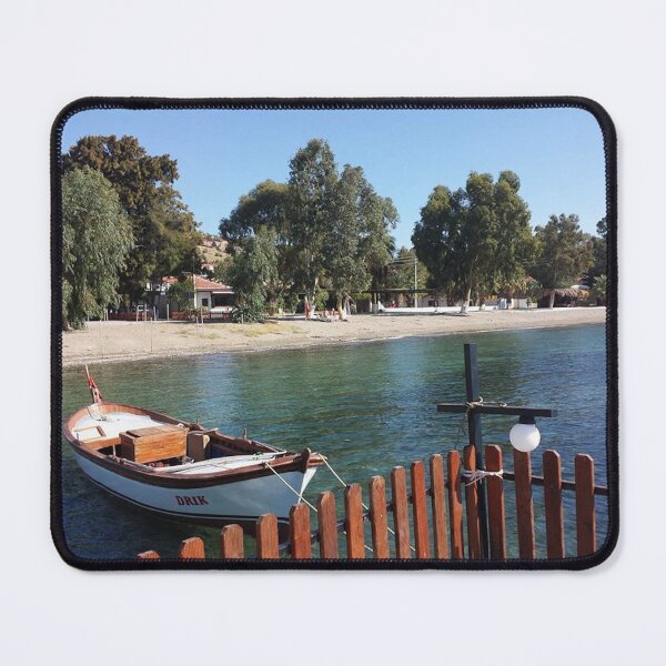 Item preview, Boat in a quiet Foça, Turkey designed and sold by Ksaavet.