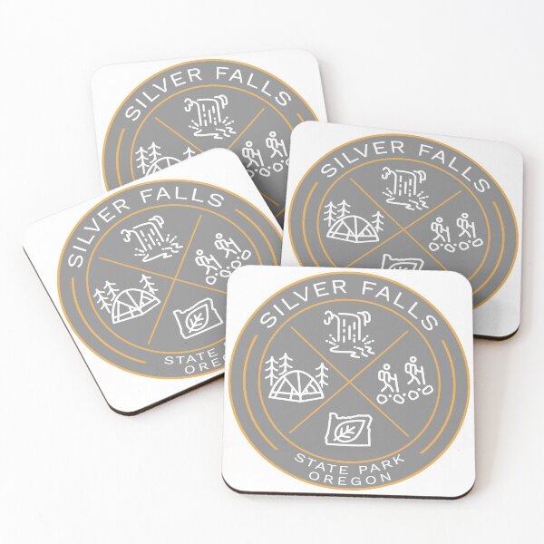 Item preview, Silver Falls State Park Heraldic Logo designed and sold by VanyaKar.
