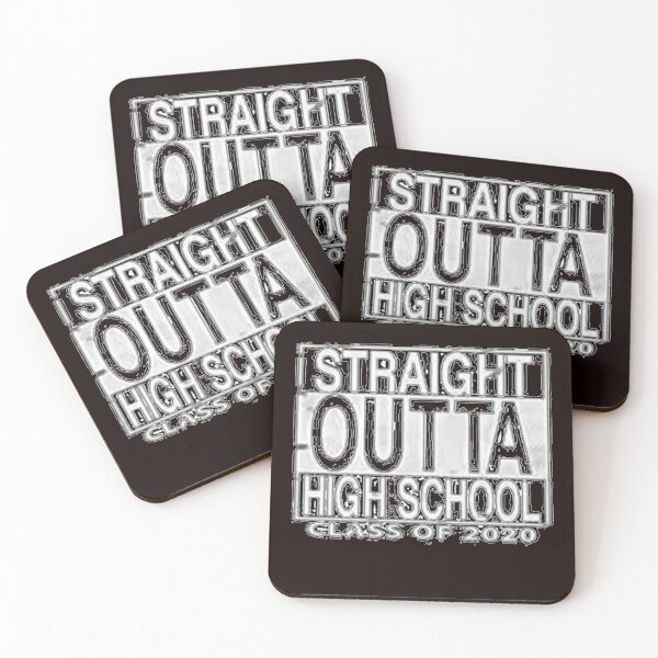 Item preview, STRAIGHT OUTTA HIGH SCHOOL Class Of 2022 Graduation Gift T-Shirt designed and sold by aramida.