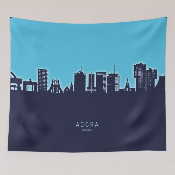 Item preview, Accra Ghana Skyline designed and sold by ArtPrints.