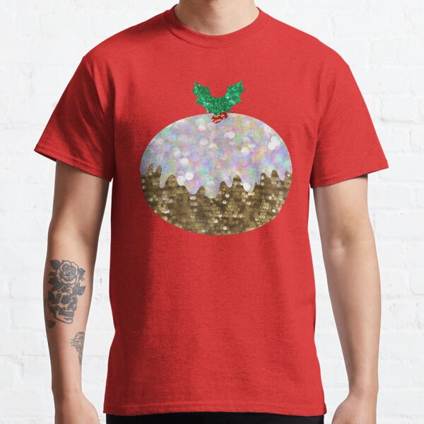 Item preview, sequin print christmas pudding designed and sold by Gossip Rag.