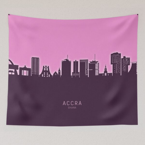 Item preview, Accra Ghana Skyline designed and sold by ArtPrints.