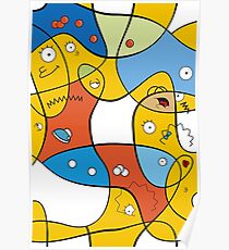 Mixed Up - Die Simpsons Poster