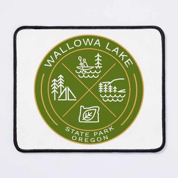 Item preview, Wallowa Lake State Park Heraldic Logo designed and sold by VanyaKar.
