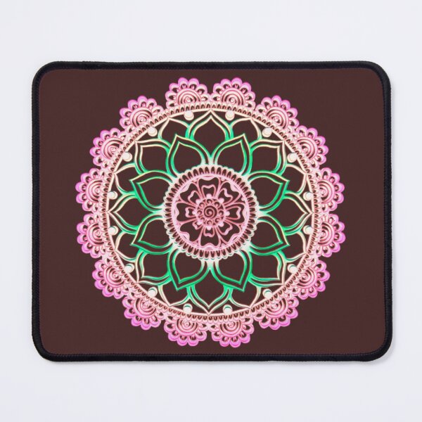 Item preview, Pink And Green Mandala Floral Pattern designed and sold by Zareen Sayyed.