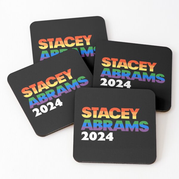 Item preview, Stacey Abrams 2026 LGBT Rainbow Design: Stacy Abrams For President designed and sold by YikesForever.
