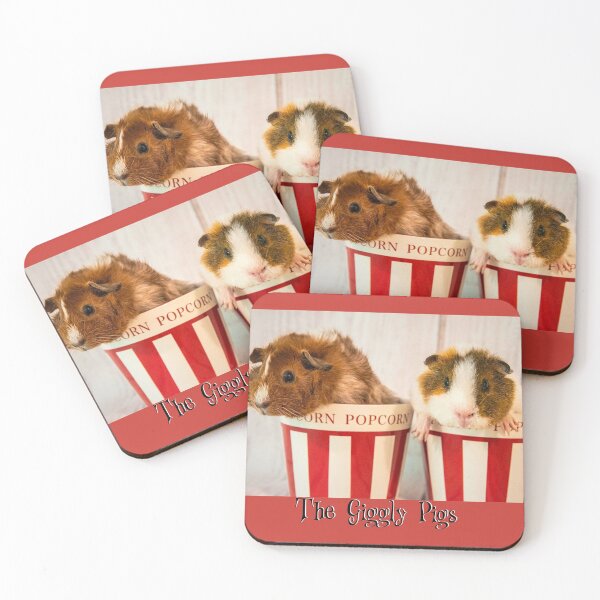 Item preview, The Giggly Pigs in Popcorn pots designed and sold by CreArtation.