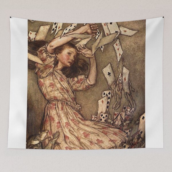 Item preview, Alice in Wonderland Vintage Fairytale Illustration  designed and sold by Bellathewilde.