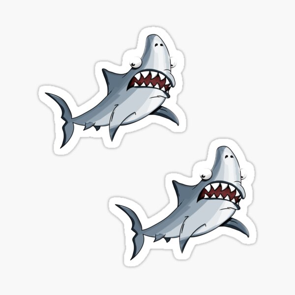 "Skinny Shark Tank, Shark Week Funny Design" Sticker for Sale by duron4