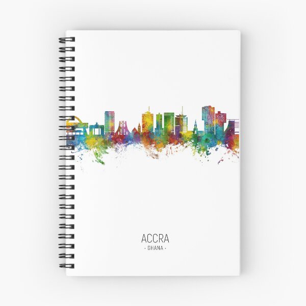 Artikelvorschau, Accra Ghana Skyline entworfen und verkauft von ArtPrints.