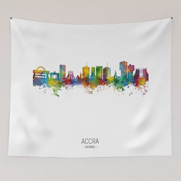 Item preview, Accra Ghana Skyline designed and sold by ArtPrints.