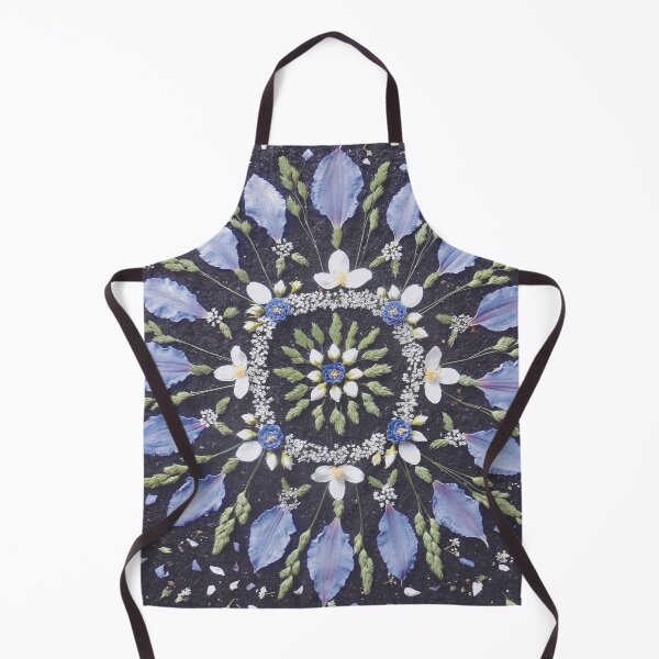 Item preview, Clematis & Grasses Full Moon Flower Mandala designed and sold by Amber-Woodhouse.