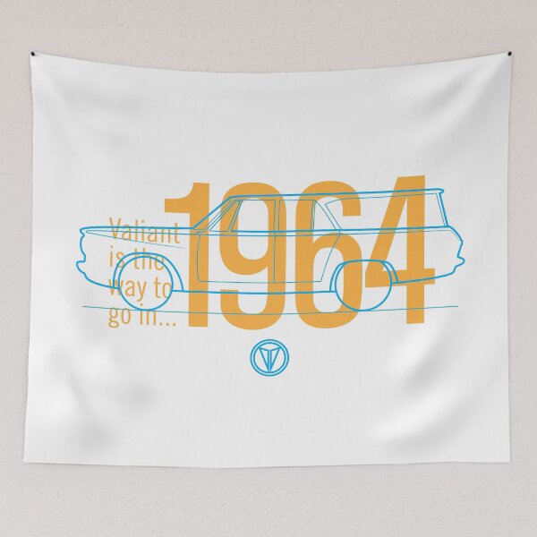 Item preview, 1964 Valiant (Wagon) - The Way to Go! designed and sold by Justin Ellis.