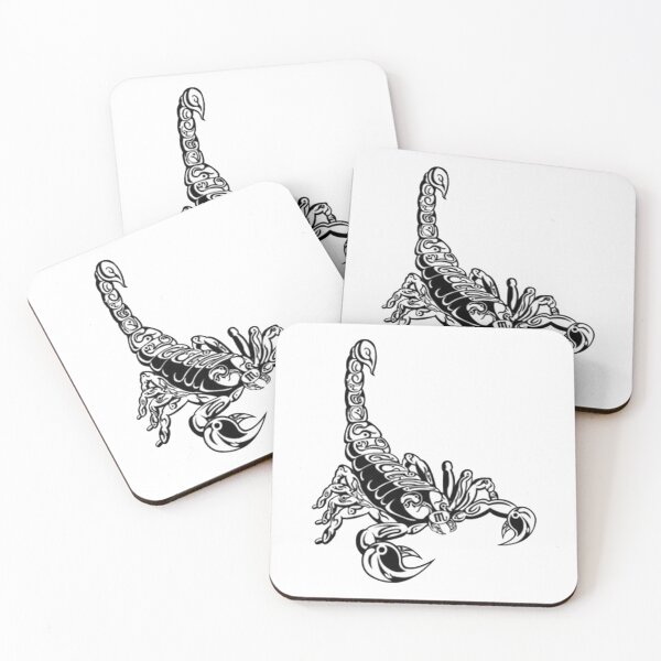 Item preview, Abstract Black Scorpio Sign Astrology For Scorpio Personality designed and sold by Yobeli.