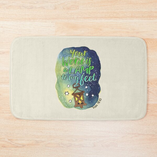 Item preview, Psalm 119:105 Your Word Is A Lamp To My Feet designed and sold by amazingjoy.