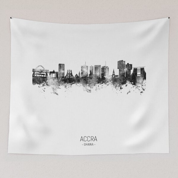 Item preview, Accra Ghana Skyline designed and sold by ArtPrints.