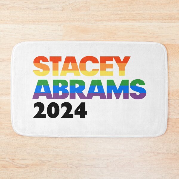 Item preview, Stacey Abrams 2024 LGBT Rainbow Design: Stacy Abrams For President designed and sold by YikesForever.