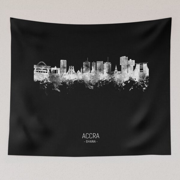 Item preview, Accra Ghana Skyline designed and sold by ArtPrints.