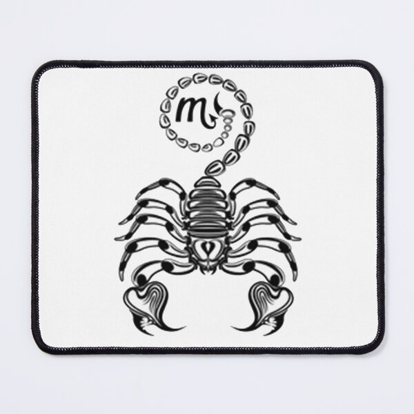 Item preview, Abstract Black Scorpio Sign Astrology For Scorpio Personality designed and sold by Yobeli.