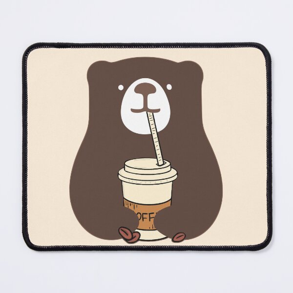 Item preview, Brown Bear Drinks Coffee designed and sold by Artbysaeme.
