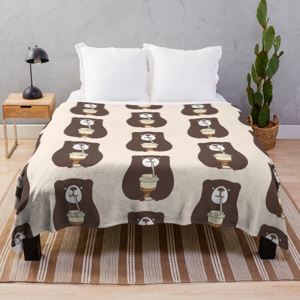 Item preview, Brown Bear Drinks Coffee designed and sold by Artbysaeme.