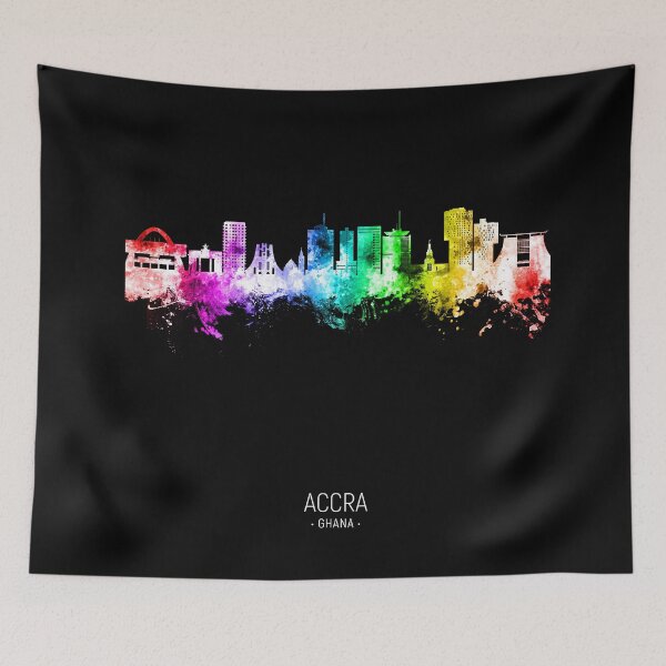 Item preview, Accra Ghana Skyline designed and sold by ArtPrints.