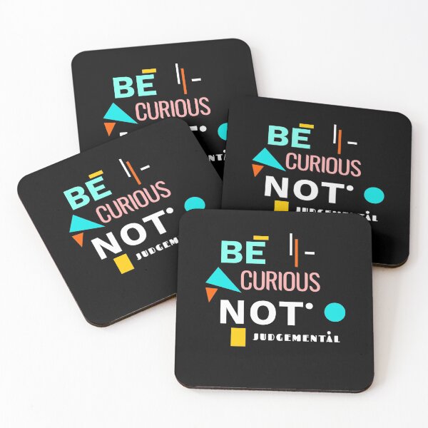 Item preview, Be curious and non-judgmental sticker designed and sold by ayasfancyplace.