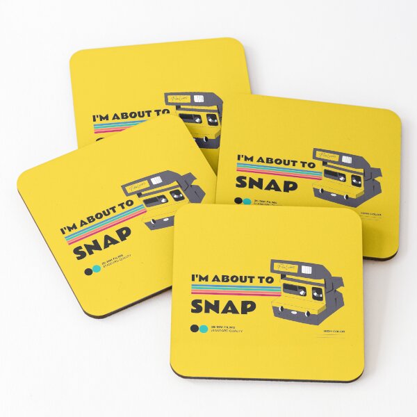 Item preview, I'm About To Snap - Retro Instant Camera designed and sold by MnEmzStudio.