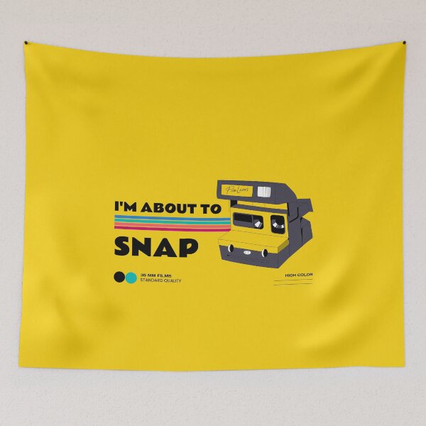 Item preview, I'm About To Snap - Retro Instant Camera designed and sold by MnEmzStudio.