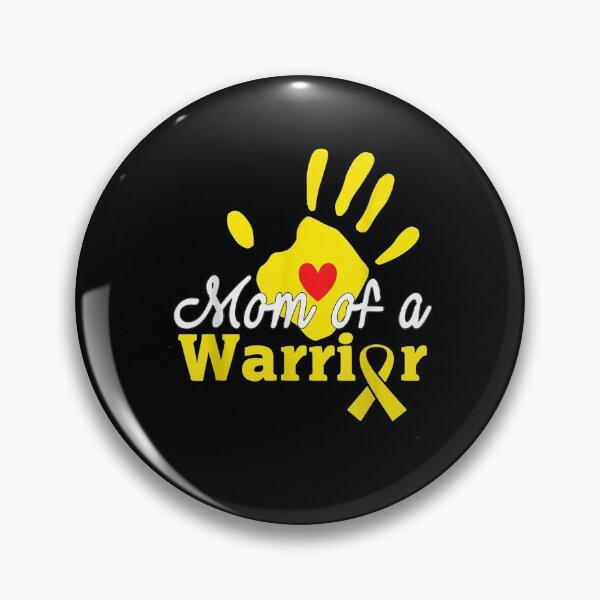 Item preview, Mom of a Warrior Handprint Childhood Cancer Support Squad  designed and sold by FideliaShop.