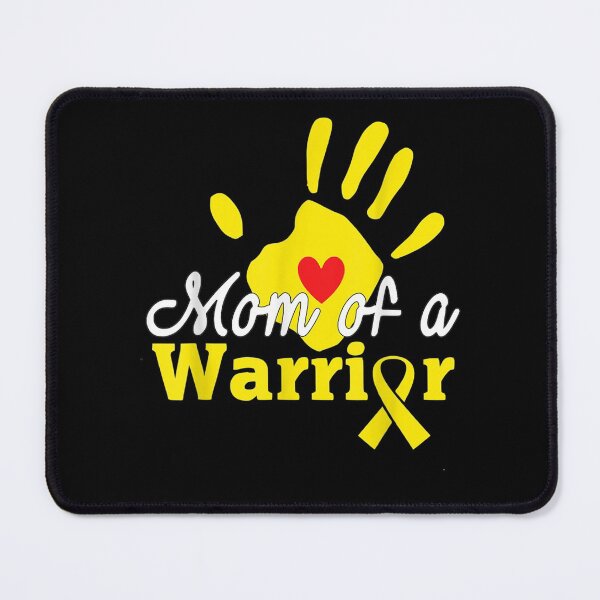 Item preview, Mom of a Warrior Handprint Childhood Cancer Support Squad  designed and sold by FideliaShop.