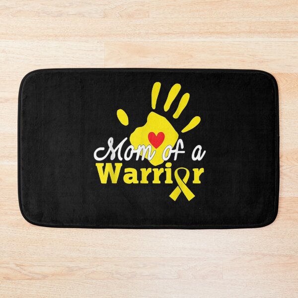 Item preview, Mom of a Warrior Handprint Childhood Cancer Support Squad  designed and sold by FideliaShop.