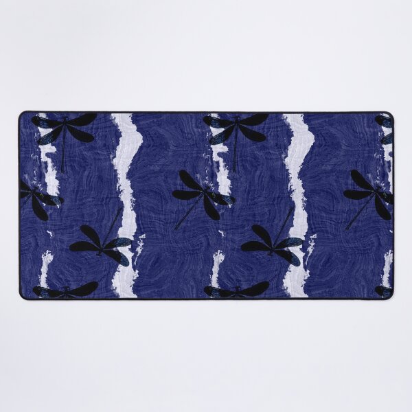 Dragonfly Silhouette Desk Mat