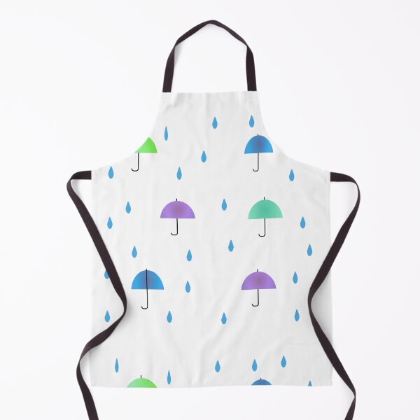 Item preview, Pattern with umbrella and rain designed and sold by Ingahaliullina.