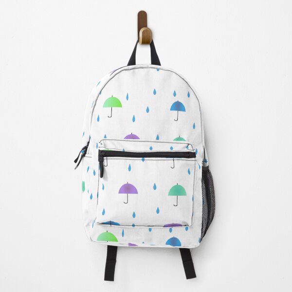 Item preview, Pattern with umbrella and rain designed and sold by Ingahaliullina.