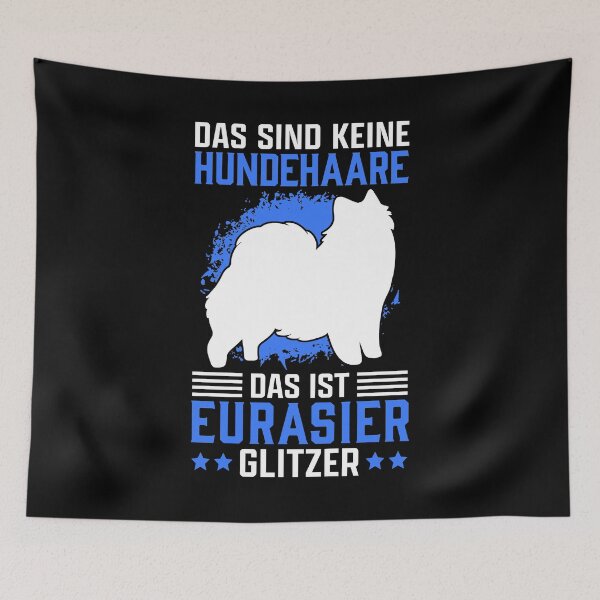 Item preview, Eurasier glitter Asian Spitz family dog designed and sold by madgrfx.