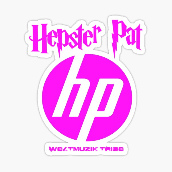 Hepster Pat logo Sticker